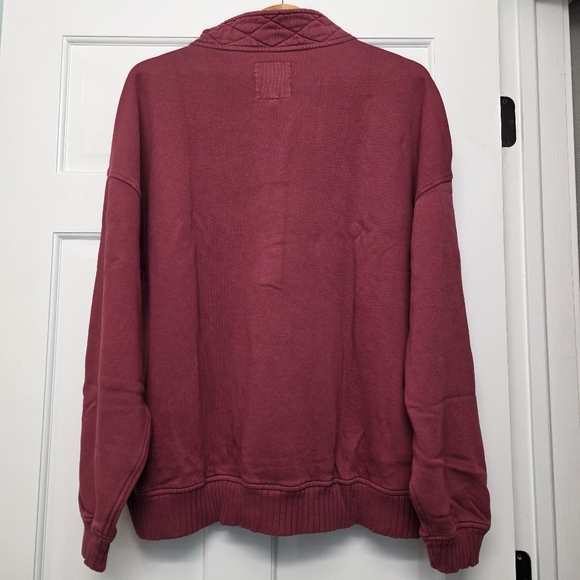 Aerie OH SNAP Sweatshirt Red Small Deep Cherry NWT - Picture 8 of 10